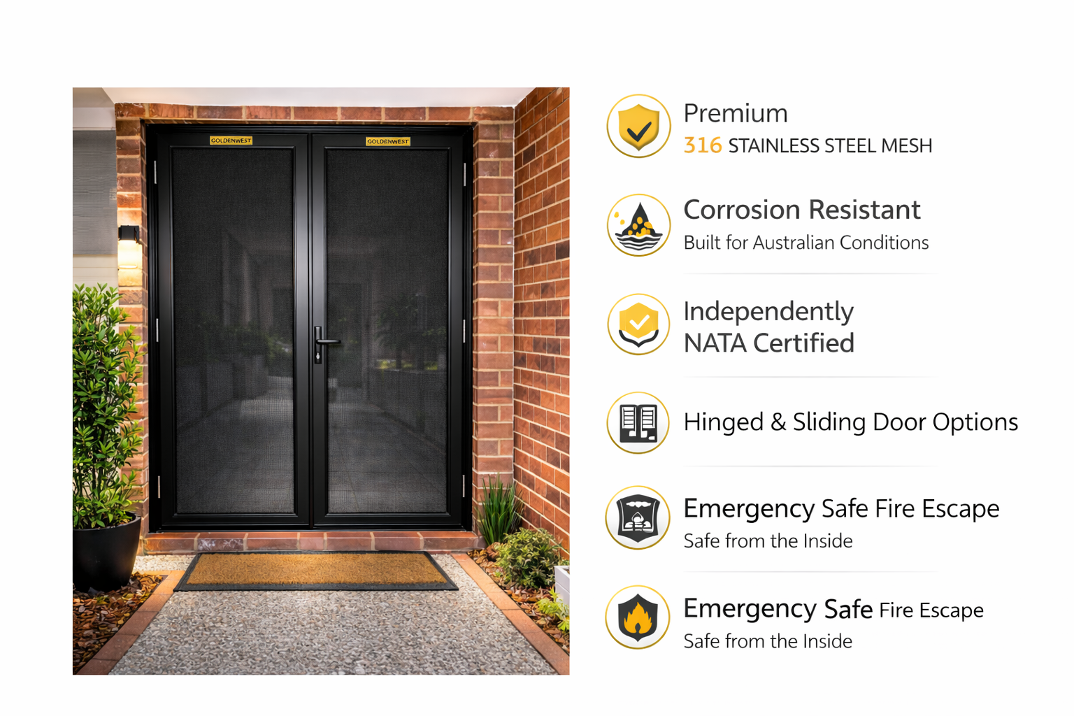 double security doors