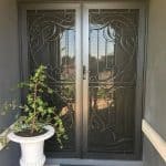 decorative door - grey - double door
